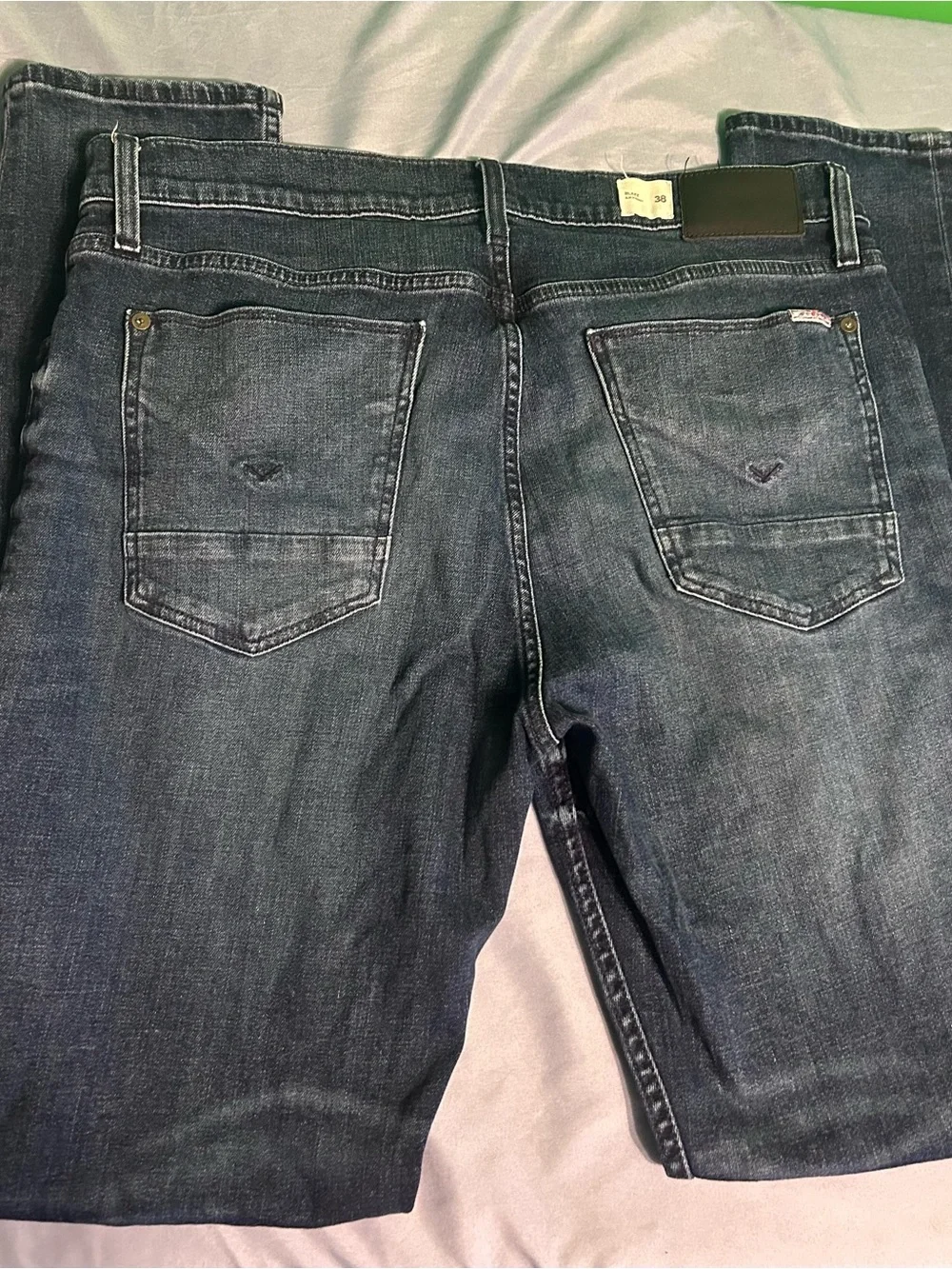 Men’s HUDSON jeans blake straight acne skinny type size 38/34